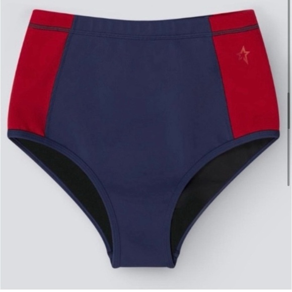 Perfect Moment - PM Set - Long sleeve & bikini - Navy w/ Red - Both Size S - Picture 8 of 15